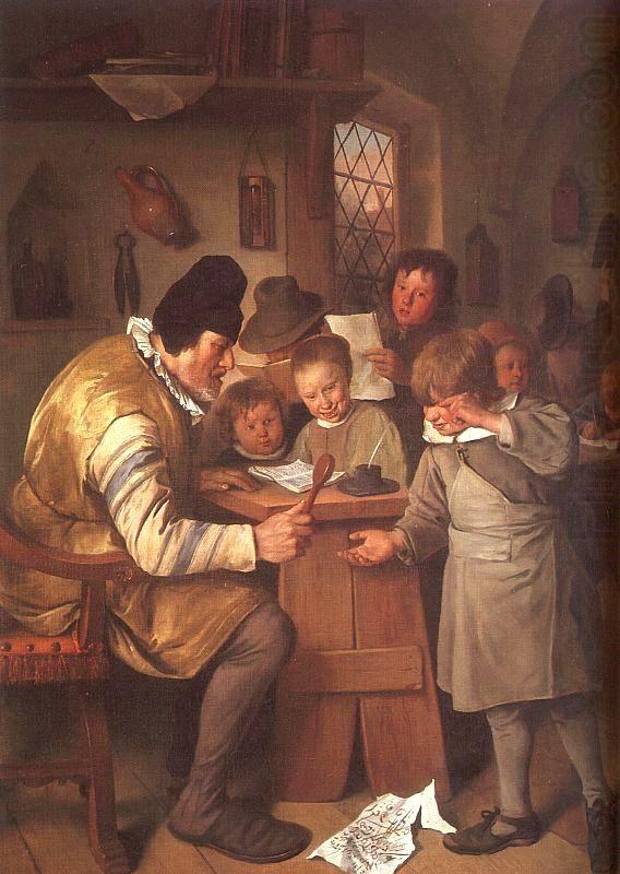 Jan Steen The Schoolmaster china oil painting image